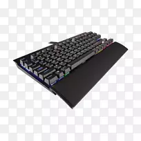 电脑键盘电脑鼠标Corsair游戏K65 rgb彩色游戏键盘电脑鼠标