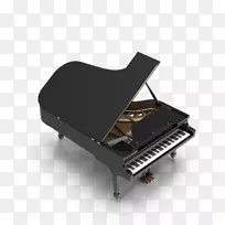 数字钢琴电动钢琴演奏者钢琴音乐键盘-钢琴