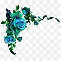 花园玫瑰蓝玫瑰切花花卉设计