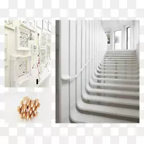 建筑Heydar Aliyev中心室内设计服务楼梯设计