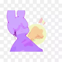 兔数码画-兔子