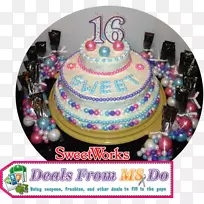生日蛋糕装饰纸杯蛋糕糖蛋糕-生日