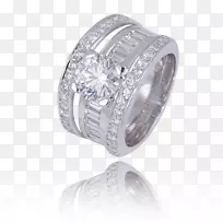 珠宝、钻石、结婚戒指、银蓝宝石-比祖克斯
