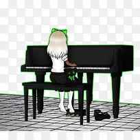 钢琴，斯皮内椅，桌椅-钢琴