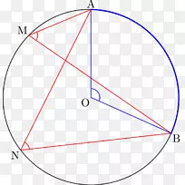 内接角圆点几何圆