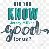 泽西岛牛标志牛奶品牌-牛奶