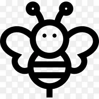 蜜蜂电脑图标昆虫动物剪贴画-蜜蜂图标