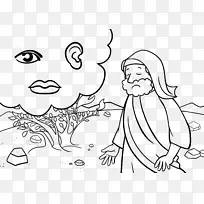 圣经霍雷布山旧约燃烧丛林犹太教