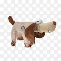 达克斯狗填充动物&可爱的玩具鼻子狗爸爸