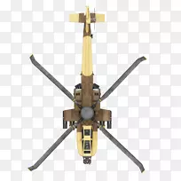 直升机旋翼螺旋桨-阿帕奇