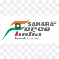 撒哈拉力量印度F1车队标志1 Ecudería品牌-F1