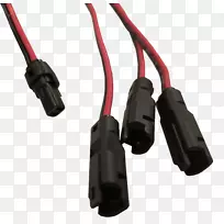 电缆接线图电连接器扭接线连接器光点