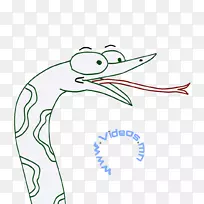 树蛙绘画剪贴画-青蛙