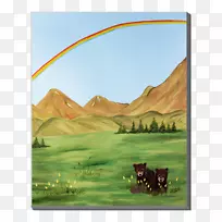 草原牧场草原农家画