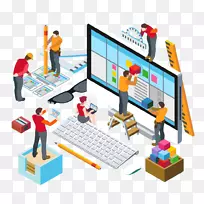 网络开发数字营销web设计移动应用程序开发定制软件开发