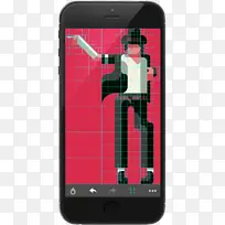 智能手机安迪沃霍尔时尚绘画流行智能手机之王
