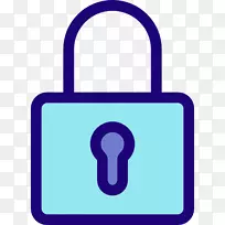 挂锁商业计算机图标安全挂锁