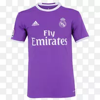 体育迷球衣，t恤，皇家马德里。徽标阿迪达斯t恤