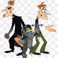 博士Heinz Doofenshmirtz Phineas Flynn Ferb Fletcher Perry鸭嘴兽Candace Flynn-Phineas y Ferb