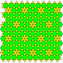 凸规则多边形对称均匀多面体三角镶嵌倾斜