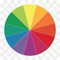 色彩配色理论色轮颜色和色调相似颜色设计