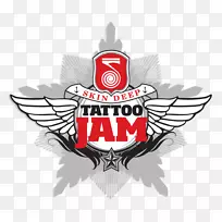 纹身大会纹身艺术家皮唐卡斯特赛马场-太空果酱标志