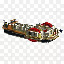 乐高创意玩具建筑工程汽船工程-汽船