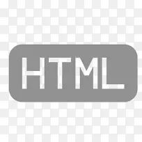 HTML计算机图标徽标-中性脸