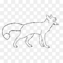 犬种红狐线艺术野生犬