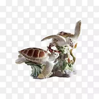 海龟Lladró雕塑雕像-海龟