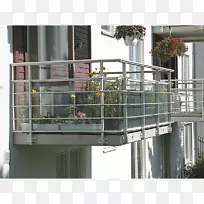 护轨阳台焊接铝ab玻璃-deKor