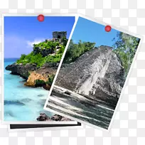 卡门，西安，加勒比玛雅文明-海滩