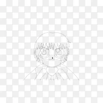 画眼线艺术卡通素描-眼睛