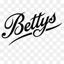 商标Bettys咖啡厅书法品牌字体-SIMIT