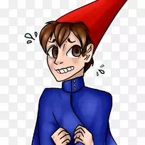拇指人类行为智人剪贴画-忧虑