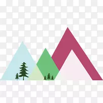 三角形标志树字体-三角形