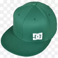 棒球帽绿色T恤鞋棒球帽