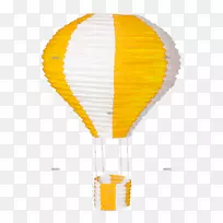 热气球纸灯笼黄色气球