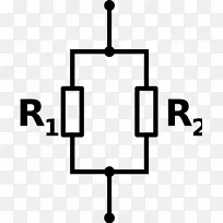电气网络电路n parallèle系列和并联电路电阻电并联