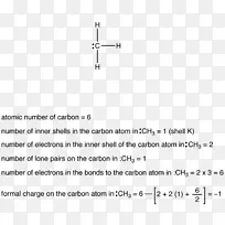 形式电荷甲基碳亚甲基基团电荷配位数