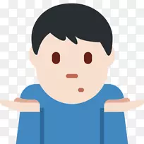 Emojipedia耸耸肩，泪流满面，表情符号病了。