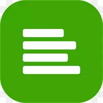 等号绿色数学电脑图标剪贴画-数学
