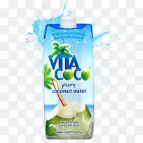 椰子水果汁维生素A可可饮料.椰子水