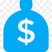 美元符号数据迁移计算机图标剪贴画钱袋