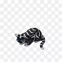 猫纹武士灰池艺术-猫