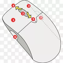 电脑鼠标，按钮，指针，剪贴画.电脑鼠标