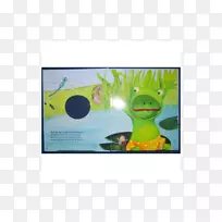 树蛙绿色科技动物-青蛙