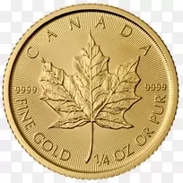 加拿大金枫叶金币加拿大枫叶金币