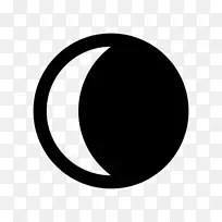 月相月亮符号月牙夹艺术-月亮