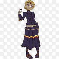 服装设计卡通制服-太空旅行者